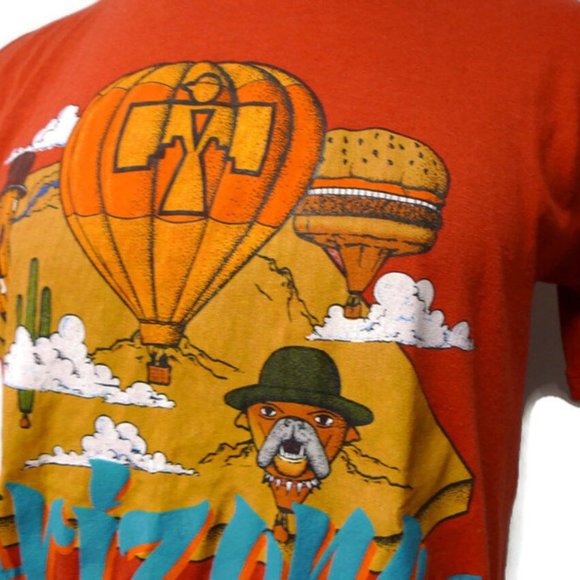 80s - 90s Arizona balloon festival souvenir T-shirt . XL . made in Arizona - Picture 3 of 6